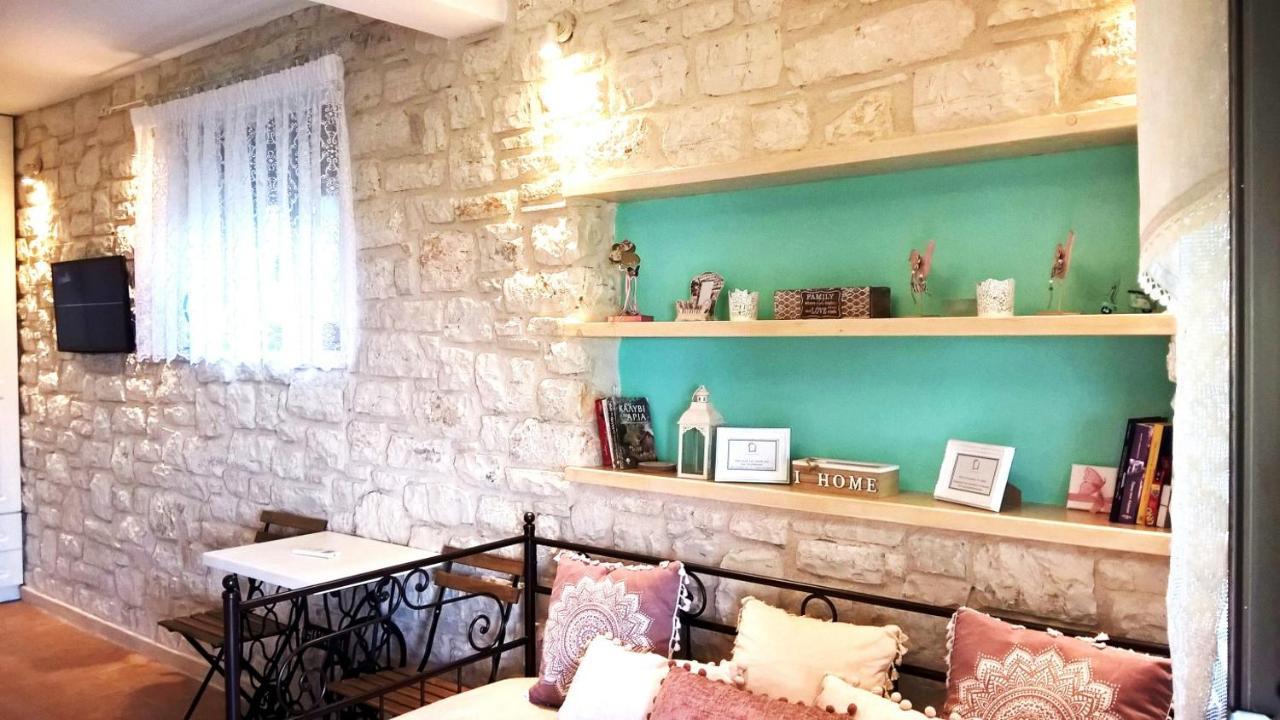Stone Studio In Nature With View To Corfu Town! Evropouloi Ngoại thất bức ảnh