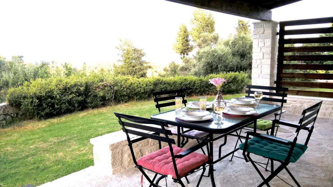 Stone Studio In Nature With View To Corfu Town! Evropouloi Ngoại thất bức ảnh